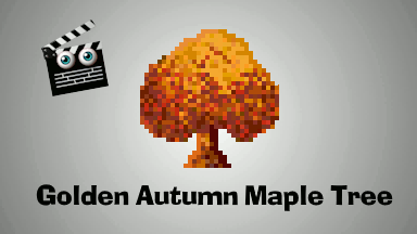 Golden Autumn Maple Tree