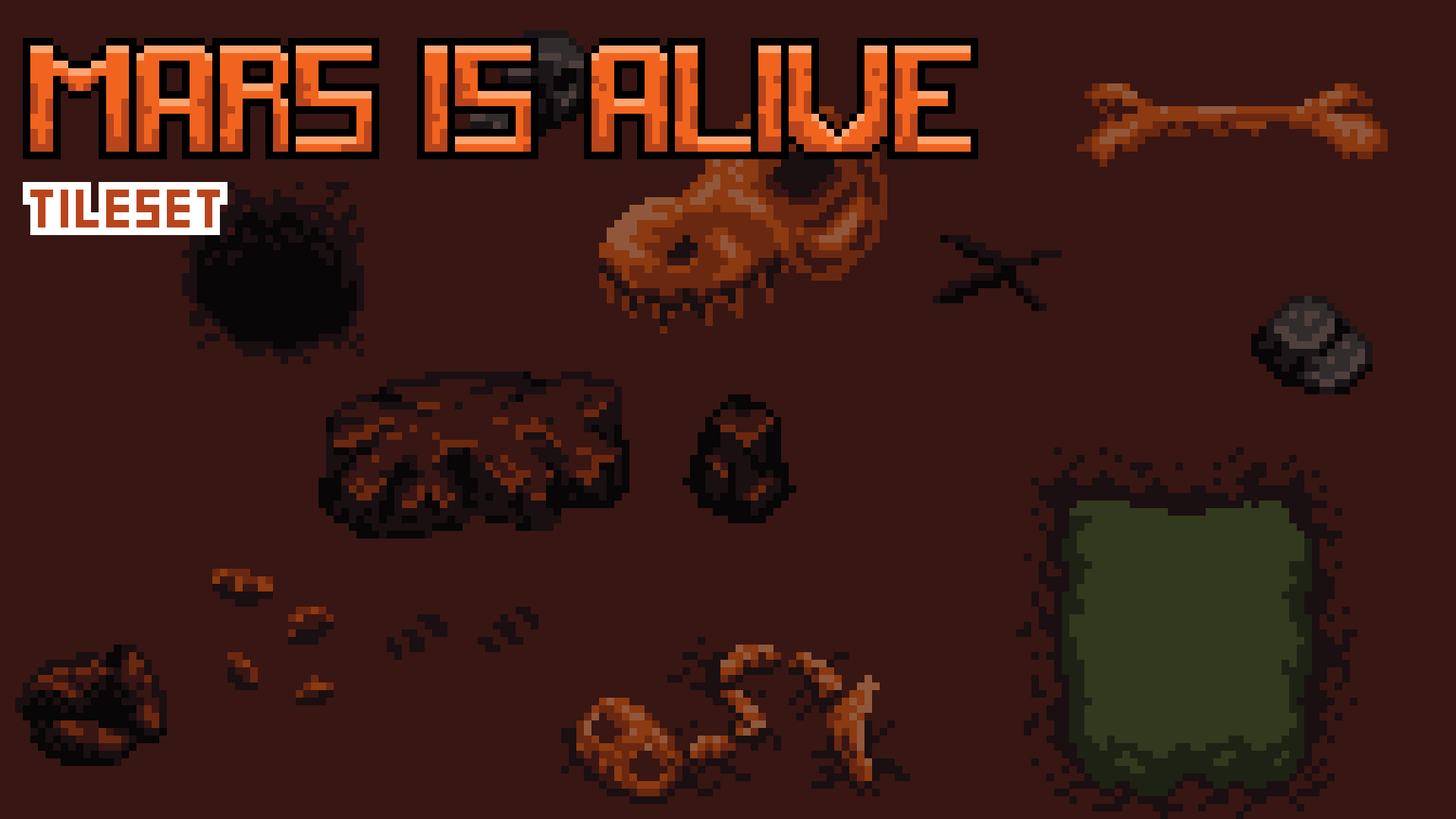 Mars is alive - Tileset