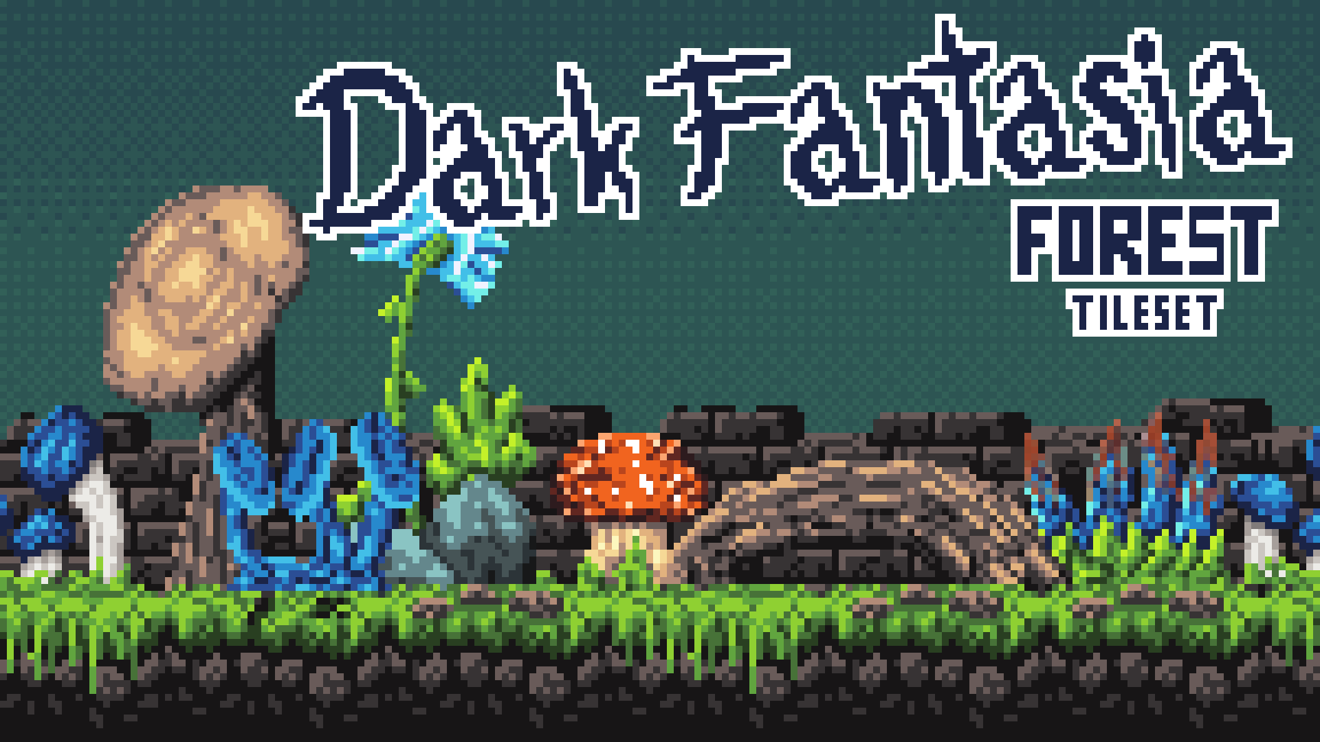 Dark Fantasia - Forest - Tileset