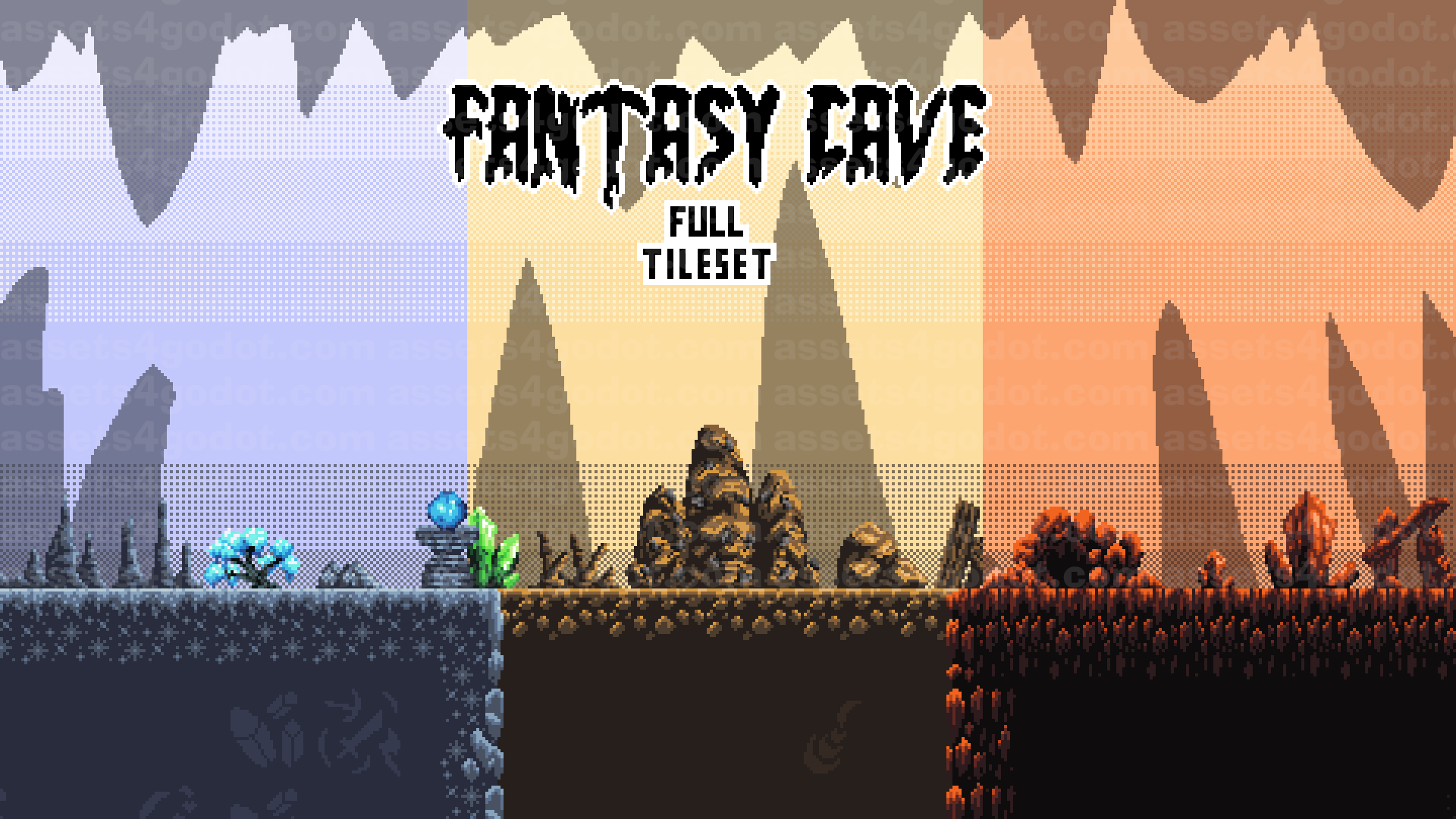 Fantasy Cave - Full Tileset