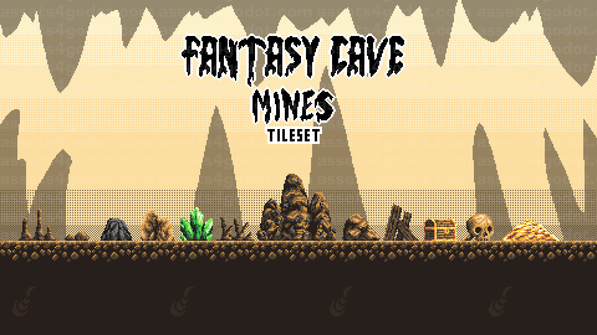 Fantasy Cave Mines - Tileset