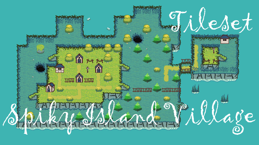 Spiky Island Village - Tileset