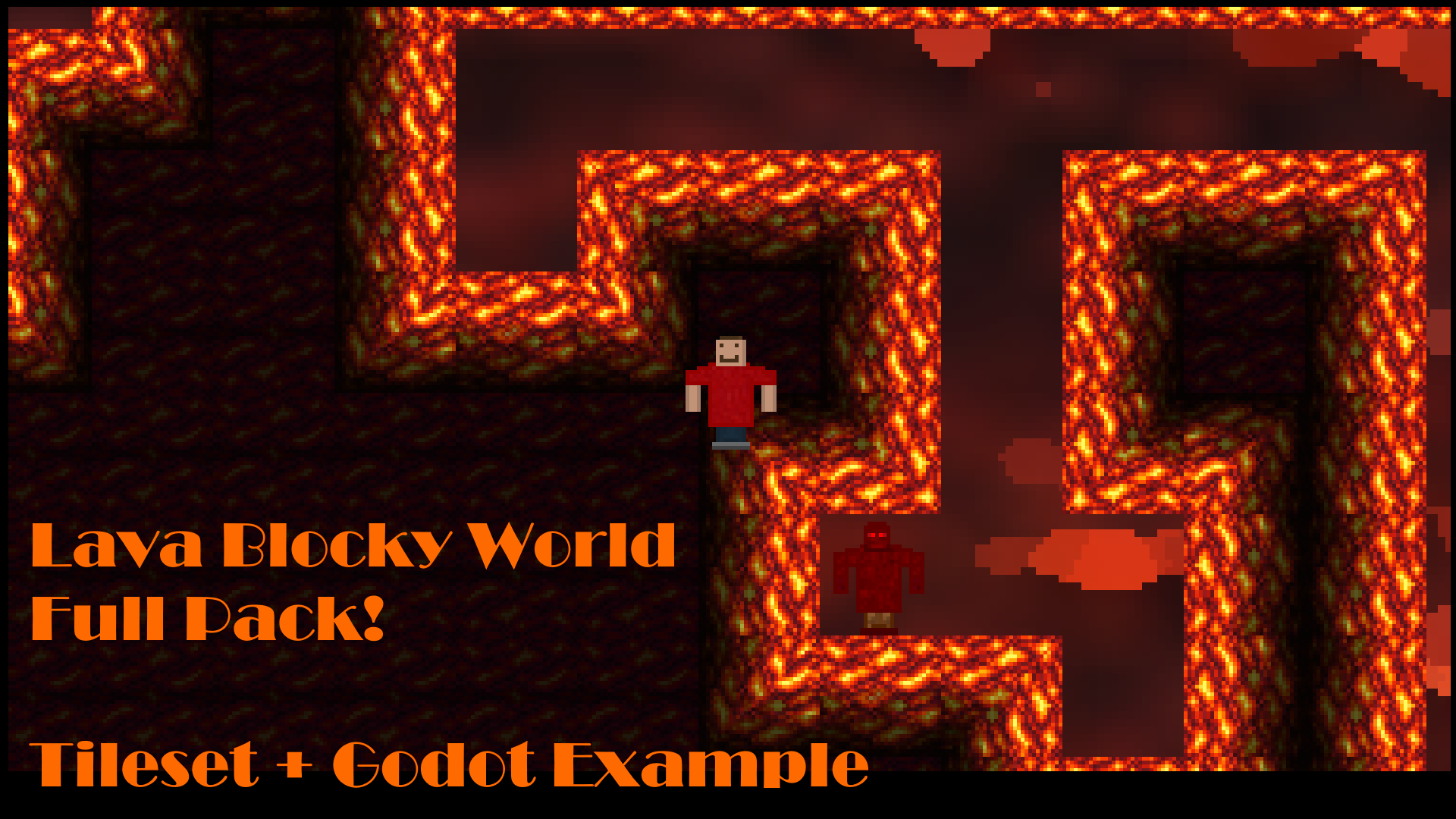 Lava Blocky World - Full Pack
